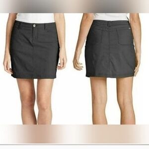 Eddie Bauer Black Adventurer 2.0 Active Hiking/Pickleball‎ Skirt/Skort Sz 14